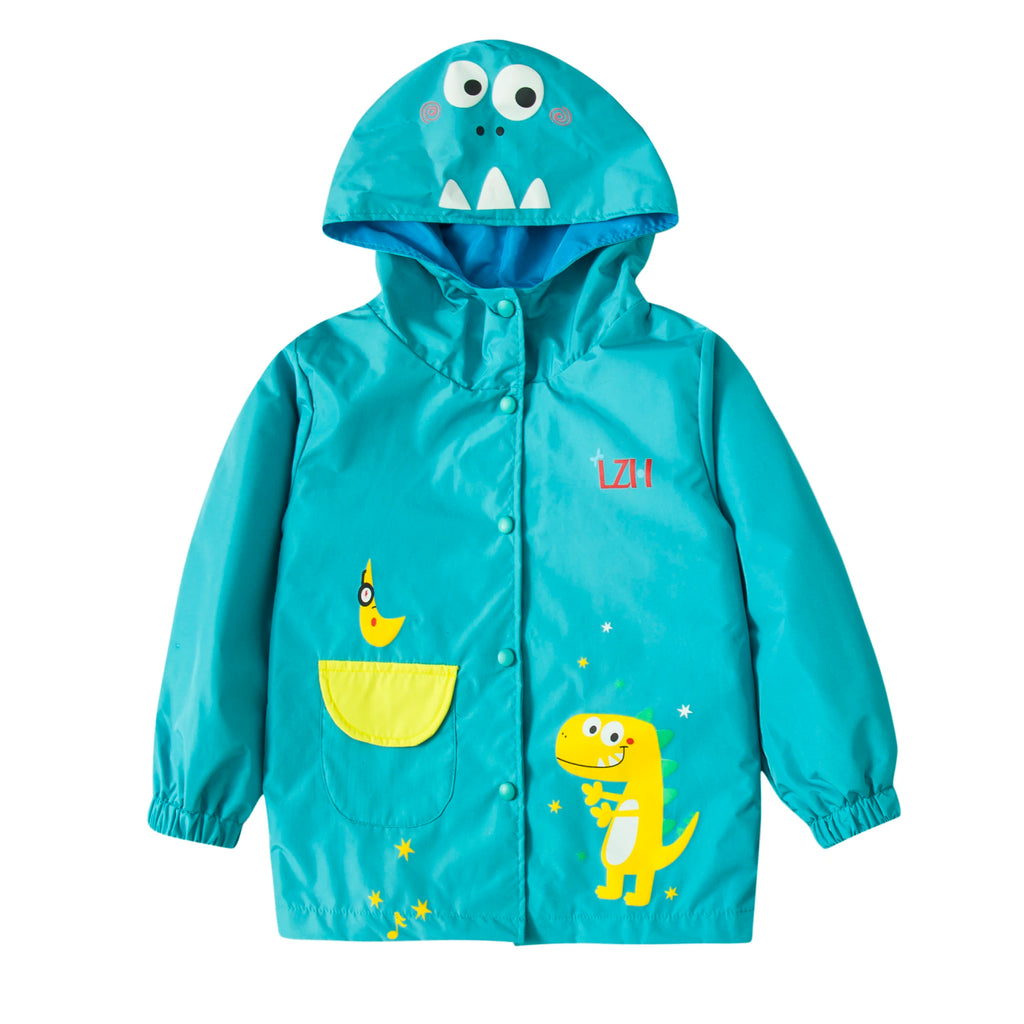 Toddler Girls Clothing New Raincoat+Pants Suits Boys Cartoon Spring Autumn Long Sleeve Tracksuits Waterproof Costume 2 4 6 Years