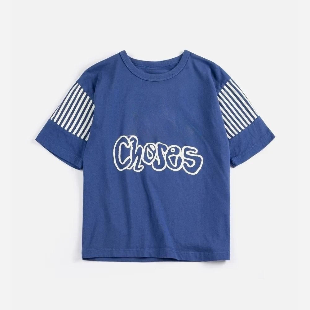 Children's Clothing 2026 New Spring Summer Boys Girls Cartoon Shirts Princess Dress Denim T-Shirts Clothes Mother & Kids