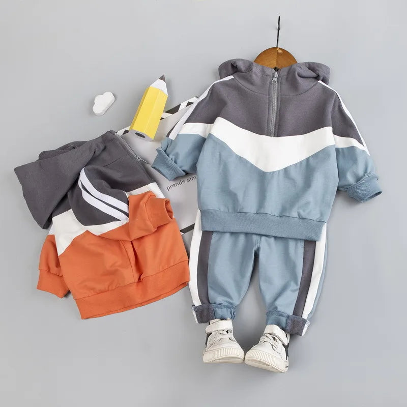 Toddler Baby Boys girl Clothes Set spring autumn corduroy Cartoon Clothing Sets Boys Hoodies Jacket And Pants Kids Suit 0-5Y