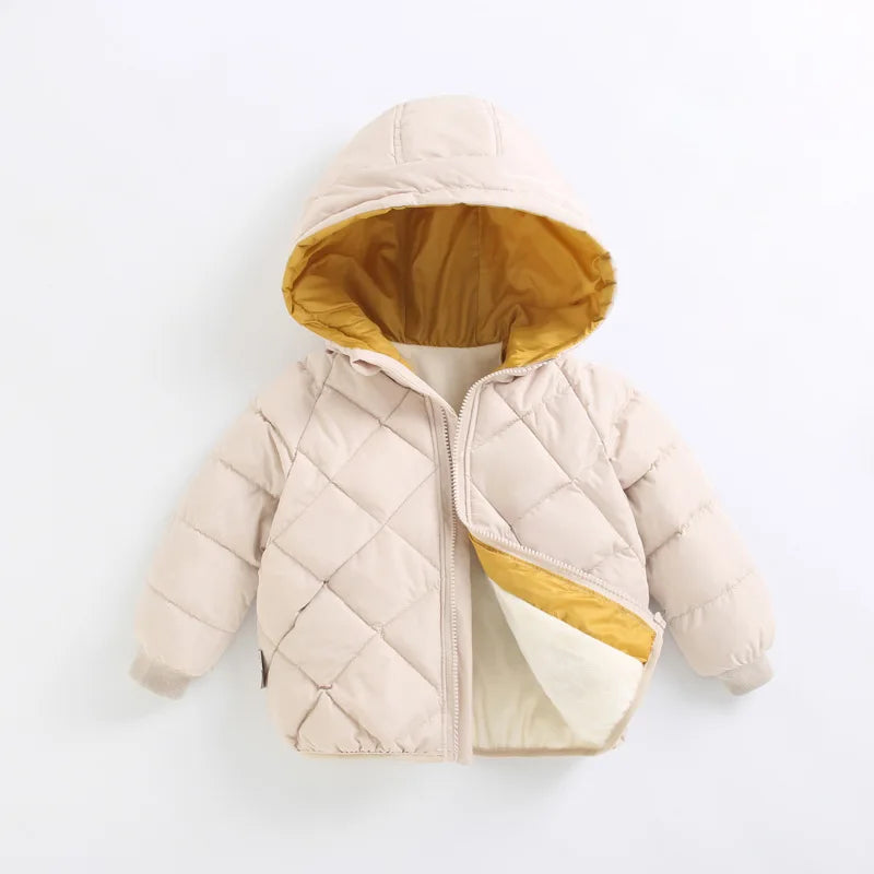 Casual Baby Girls Winter Clothes Kids Light Down Coats with Hoodie Spring Girl Jacket Toddler Children Clothing for Boys Coat