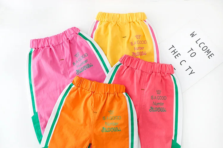 Toddler Baby Boys girl Clothes Set spring autumn corduroy Cartoon Clothing Sets Boys Hoodies Jacket And Pants Kids Suit 0-5Y